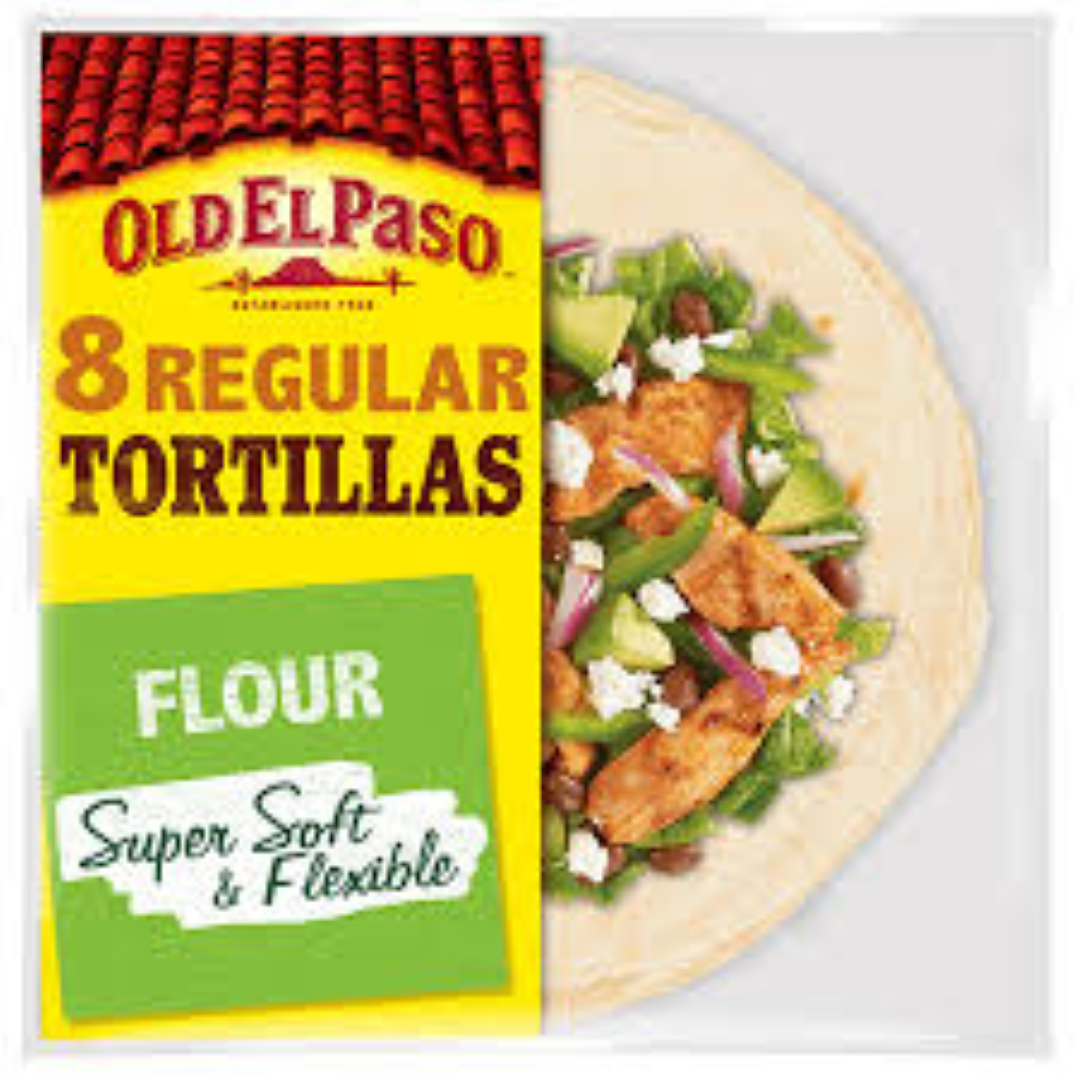 OEP TORTILLAS FLOUR 326G 8S